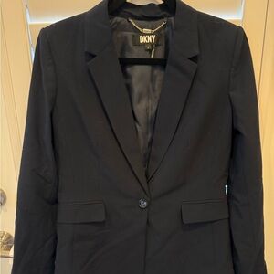 DKNY Women's Classic Navy Blazer and Pants